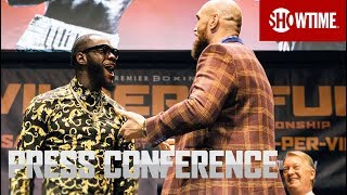 Wilder vs Fury Los Angeles Press Conference  SHOWTIME PPV [upl. by Conard530]