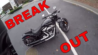 2018 Harley Davidson Breakout First Ride Review [upl. by Wetzel]