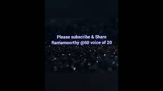 Vaa Vaa En Devathaye  Karaoke Track for Male Singers by Ramamoorthy 60 voice of 20 [upl. by Ynetruoc]