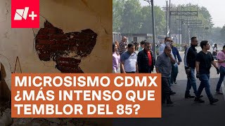 Microsismo en CDMX fue más intenso que el terremoto de 1985  N [upl. by Towers]