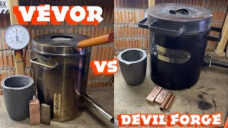 VEVOR 🆚 DEVIL FORGE  WHICH IS BETTER⁉️ belgium copper melting metalcasting vevor devilforge [upl. by Hakilam]