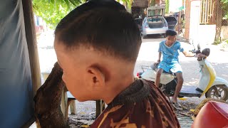 Modern youth haircuts with rural hairdressers fashion hairstyles top 2024 reels shorts [upl. by Amahcen]