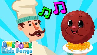 On Top of Spaghetti Meatball Song  Kids Songs  Nursery Rhymes ontopofspaghetti [upl. by Leaper]