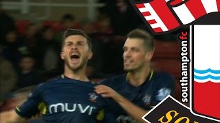 GOALS Stoke City 23 Southampton [upl. by Enatan]