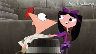 Phineas and Isabella kiss  quotPhineas and Ferb Star Warsquot HD [upl. by Ainocal]