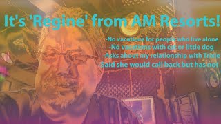 A very funny scam call with Regine from AM Resorts A familiar voice asking strange questions [upl. by Kassab468]