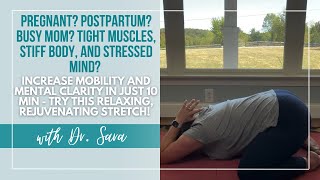 Pregnant Postpartum amp Busy Mom  10 Min Relaxing Stretch to Increase Mobility and Mental Clarity [upl. by Oirotciv]