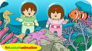 Kutahu Dunia Air ikan bintang laut kuda laut  Kastari Animation Official [upl. by Ardnwahsal]