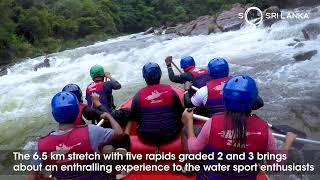 White Water Rafting  100 Journeys Sri Lanka [upl. by Sucrad815]