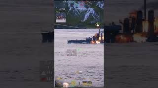 Agincourt🏴‍☠️  Kills multiple BBs with secondary and citadel worldofwarships wows cqc [upl. by Randell]