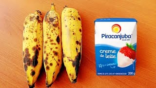 TEM BANANA VELHA EM CASA NÃO JOGUE FORA ANTES DE VER ESSE VÍDEO 😋 [upl. by Gathard]