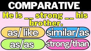 Comparatives and Superlatives Quiz Are You Up for the Challenge  Part 1 [upl. by Aay]