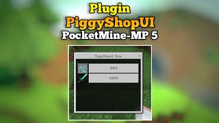 Plugin PiggyShopUI  PocketMineMP 500  Free Download  Fix [upl. by Riehl]