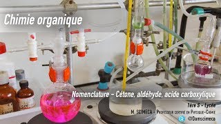 Chimie organique  Nomenclature et propriétés des cétones aldéhydes acides carboxyliques [upl. by Neetsuj]