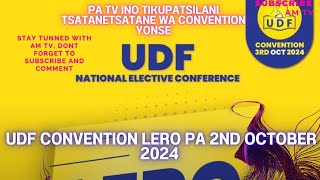 UDF ELECTIVE CONFERENCE AT COMESA HALL IN BLANTYRE 2024  PRESENTED BY BRIAN BANDA amp CATHY MAULIDI [upl. by Caprice]