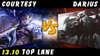 Courtesy  Yasuo vs Darius TOP Patch 1310  Yasuo Gameplay [upl. by Ireva]