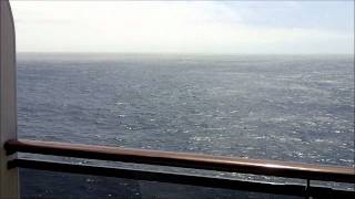 QM2 cabin tour and captains noon announcementwmv [upl. by Arabeila324]