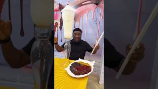 The World’s Tallest Milkshake with Giant Donut at Almond Desserts East Legon Accra [upl. by Eninej402]