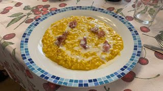 Risotto con zucca speck e crema di gorgonzola  Ricette Per La Domenica  C̾i̾p̾o̾l̾l̾a̾R̾o̾s̾s̾a̾ [upl. by Lebasi]