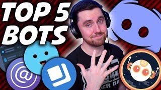 Top 5 DISCORD BOTS You NEED In Your Discord Server [upl. by Tanberg333]