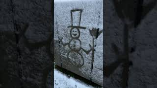 Erster Schnee im November 2024 Snowman [upl. by Irot]