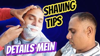 Shaving Tips Details Mein 🥰 Step By Step  Full video dekhen  Chintubarber 2024 [upl. by Aznecniv690]