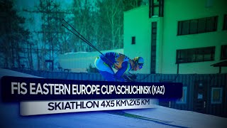 SKIATHLON 4х5 km \ 2Х5 km\FIS EASTERN EUROPE CUP\Schuchinsk KAZ [upl. by Sharlene382]