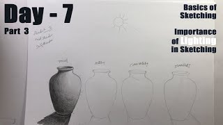 Basics of Pencil Shading Technique  Tonal Shading  Day 7 Part  3  Types of Shading Techniques [upl. by Odelia795]