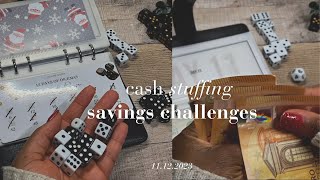 It’s Day 11  One More Day to Go  Cash Stuffing Savings Challenges  Christmas Budget Binder [upl. by Adnawahs]