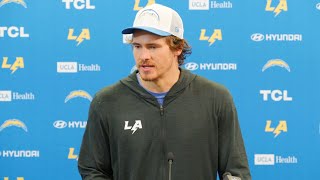 Justin Herbert Postgame Press Conference vs Panthers  LA Chargers [upl. by Pease]