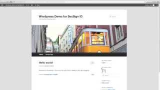 How to login to WordPress with the SecSign ID [upl. by Yzmar]