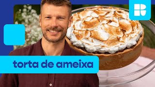 Como preparar torta de ameixa com merengue  Rodrigo Hilbert  Tempero de Família [upl. by Raasch]