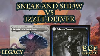 Sneak and Show vs UR Delver MTG Legacy [upl. by Nnaeitak]