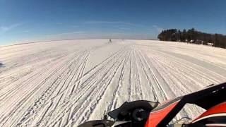 Snowmobiling on Houghton Lake 12316 [upl. by Gold]