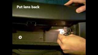 Volvo S40  V40 Glove Compartment Glovebox Bulb Change [upl. by Dail]