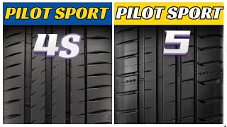 ALL NEW Michelin Pilot Sport 5 vs Pilot Sport 4S [upl. by Enilorac]