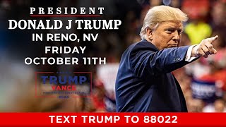 LIVE President Trump in Reno NV [upl. by Tenner513]