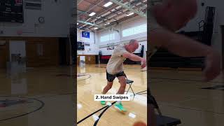 3 moves for small guards 🏀 basketball basketballdrills [upl. by Oiciruam]