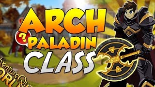 ARCHPALADIN CLASS NEW CLASS How do you get the Class AQW Adventure Quest Worlds [upl. by Puett]