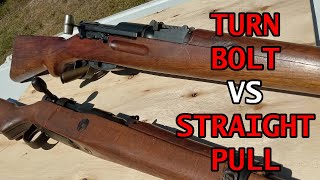 Straight Pull VS Turn Bolt Rifles [upl. by Nosniv]