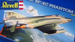 132 REVELL RF4C PHANTOM II Review [upl. by Herahab]