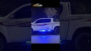 XRIDONSEN 2x 60 inch Blue Running Board Firefighter Police Lights for Truck Vehicles Car [upl. by Anileh]