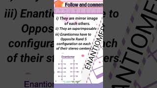 Stereoisomers ENANTIOMERS VS DISTEREOMESRS HFMchemiii [upl. by Anih82]