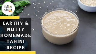 Tahini Recipe Create Heavenly Homemade Goodness in Your Kitchen [upl. by Nacul]