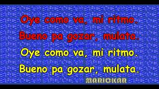 Carlos Santana Oye Como Va Karaoke [upl. by Asus]