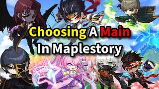 Best Way To Choose YOUR Main In Maplestory 2024 [upl. by Naesal]