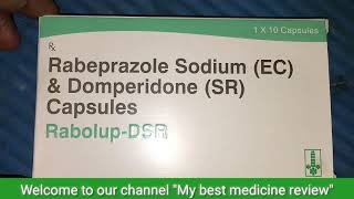 RabolupDSR  Rabeprazole Sodium EC amp Domperidone SR Capsules by Lupin Pharma  Detailed review [upl. by Northrop]