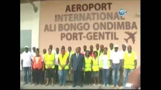 Inauguration de lAéroport de PortGentil Gabon TV [upl. by Scotti]