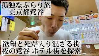 【鶯谷東京都】欲望と死が入り混ざる街 深夜のラブホテル街を探索 [upl. by Crispen]