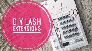 DIY Lash Extensions at Home [upl. by Sturdivant]